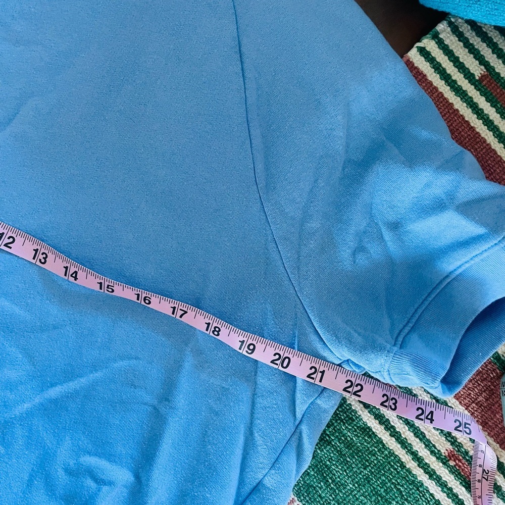 Blue Raglan Sweatshirt Tee - Picture 7 of 7